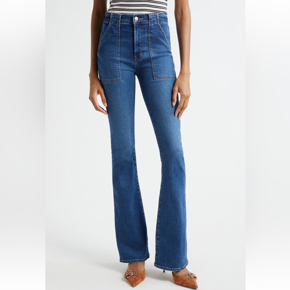 Veronica Beard Beverly Skinny Flare Jeans